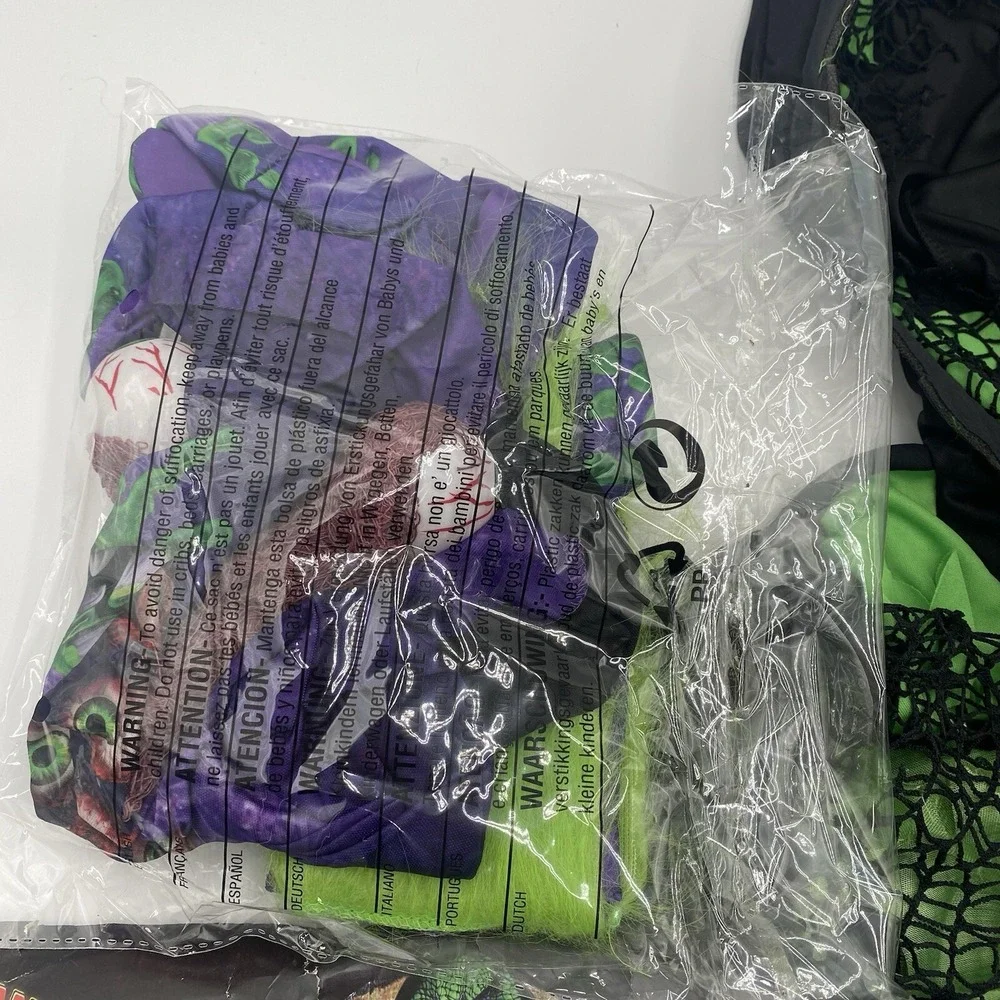 Eyeball Demon Monster Halloween Costume Kids Medium 7-8 New Complete SEE PICS - Picture 4 of 12